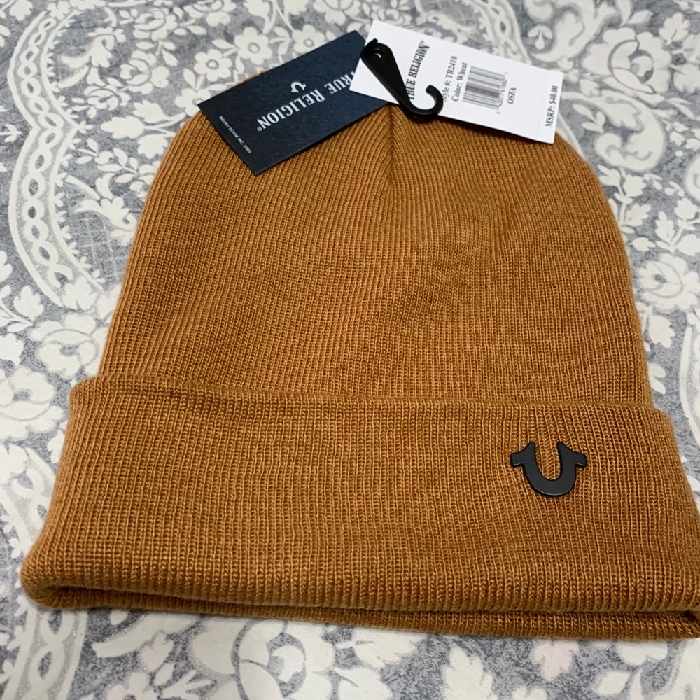 True Religion Horseshoe Logo Beanie NWT
